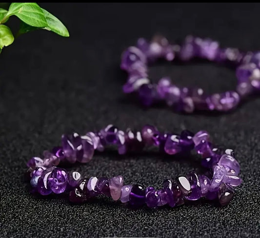 AMETHYST CHIP  BRACELET