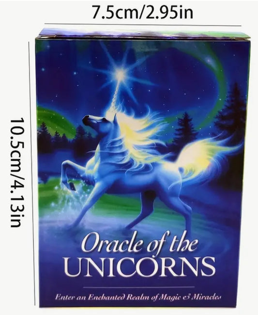 Oracle of the Unicorns CardsA beautifully illustrated deck designed to guide and inspire, offering wisdom and insight from the magical realm of unicorns. Perfect for deepening your spiritual practice and connection to your intuition.qq