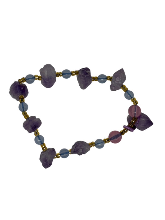 Natural Amethyst Stone Bracelet