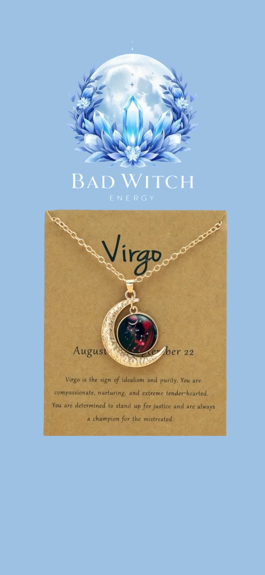 Glow in the Dark Zodiac Necklace