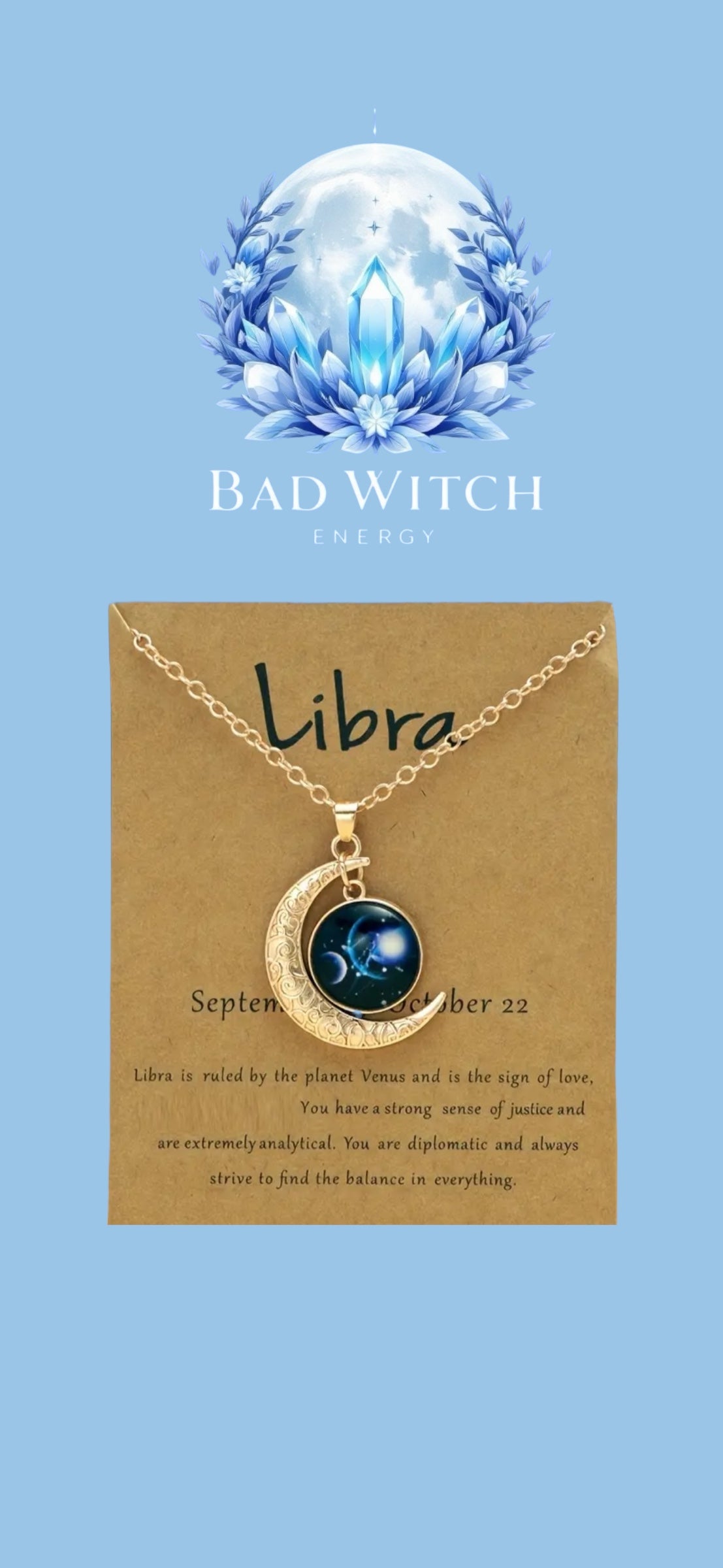 Glow in the Dark Zodiac Necklace