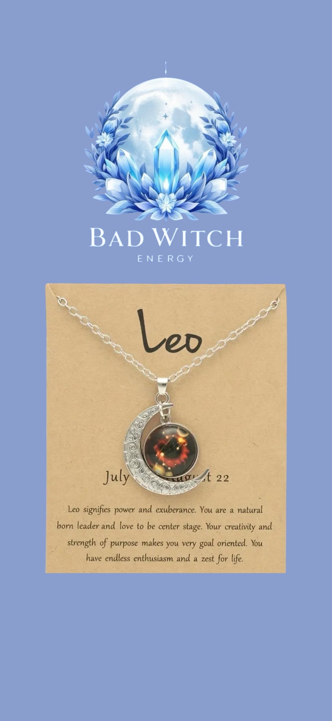 Glow in the Dark Zodiac Necklace