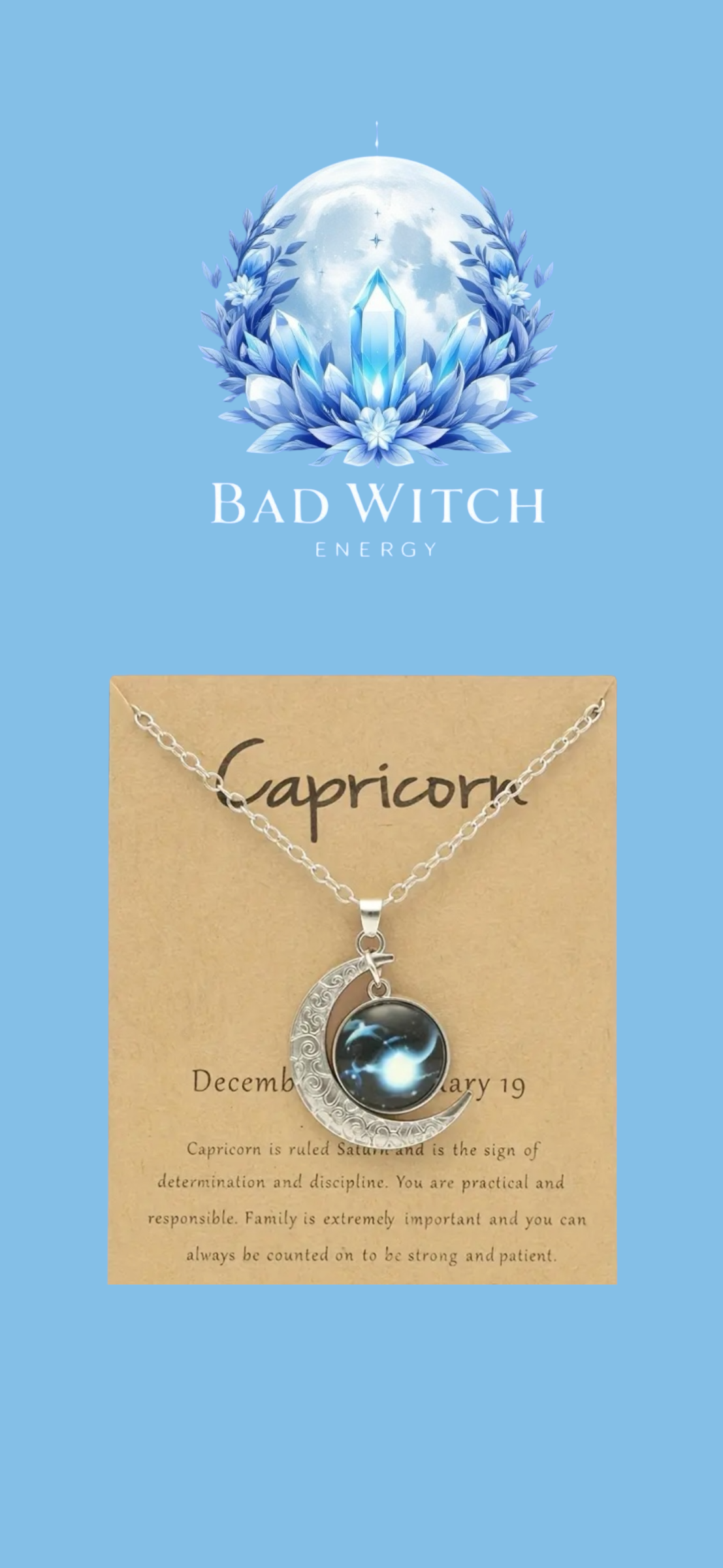 Glow in the Dark Zodiac Necklace